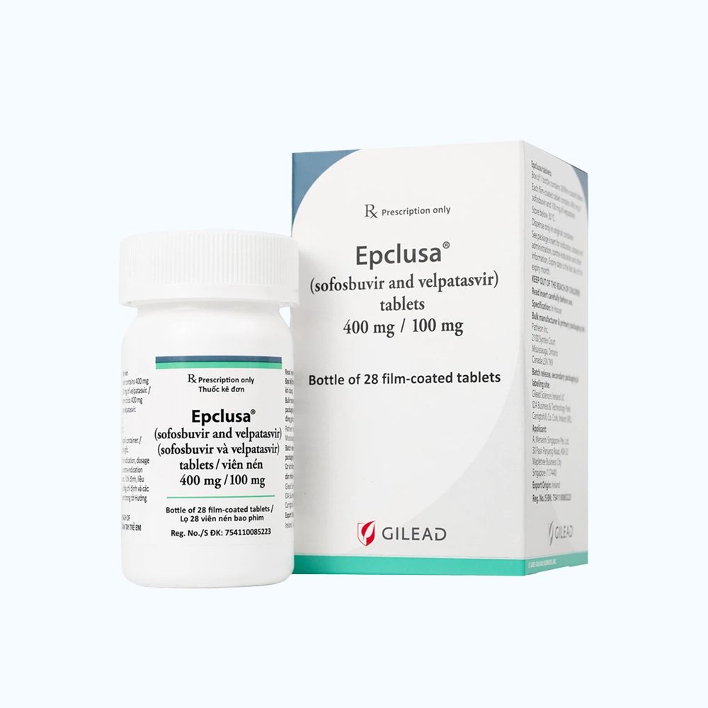 Sản phẩm thuốc thương mại có thành phần Sofosbuvir 