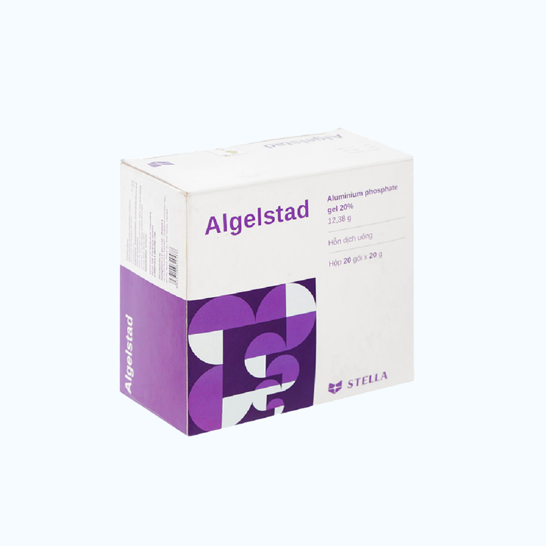 Uống Algelstad vào thời điểm 1-2 tiếng sau khi ăn hoặc ngay khi xuất hiện cơn đau thượng vị