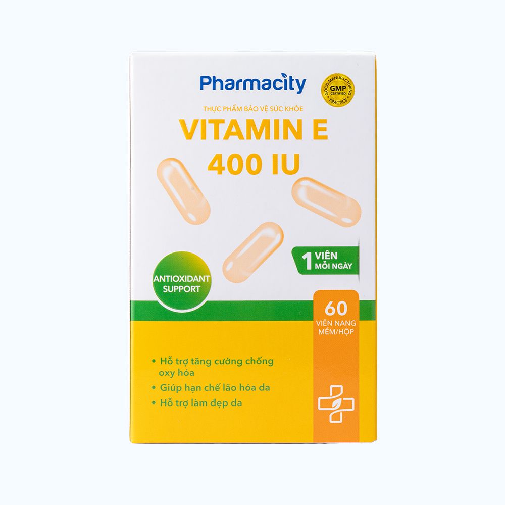 Viên nang Vitamin E hỗ trợ dưỡng ẩm và cải thiện sắc tố cho làn da nhạy cảm