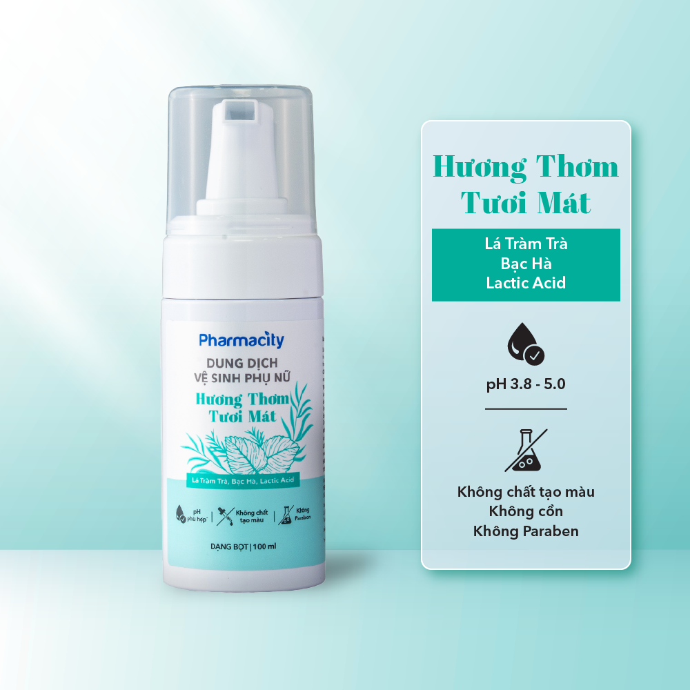 Dung dịch vệ sinh phụ nữ được đặc chế an toàn, dịu nhẹ cho nhu cầu chăm sóc hằng ngày