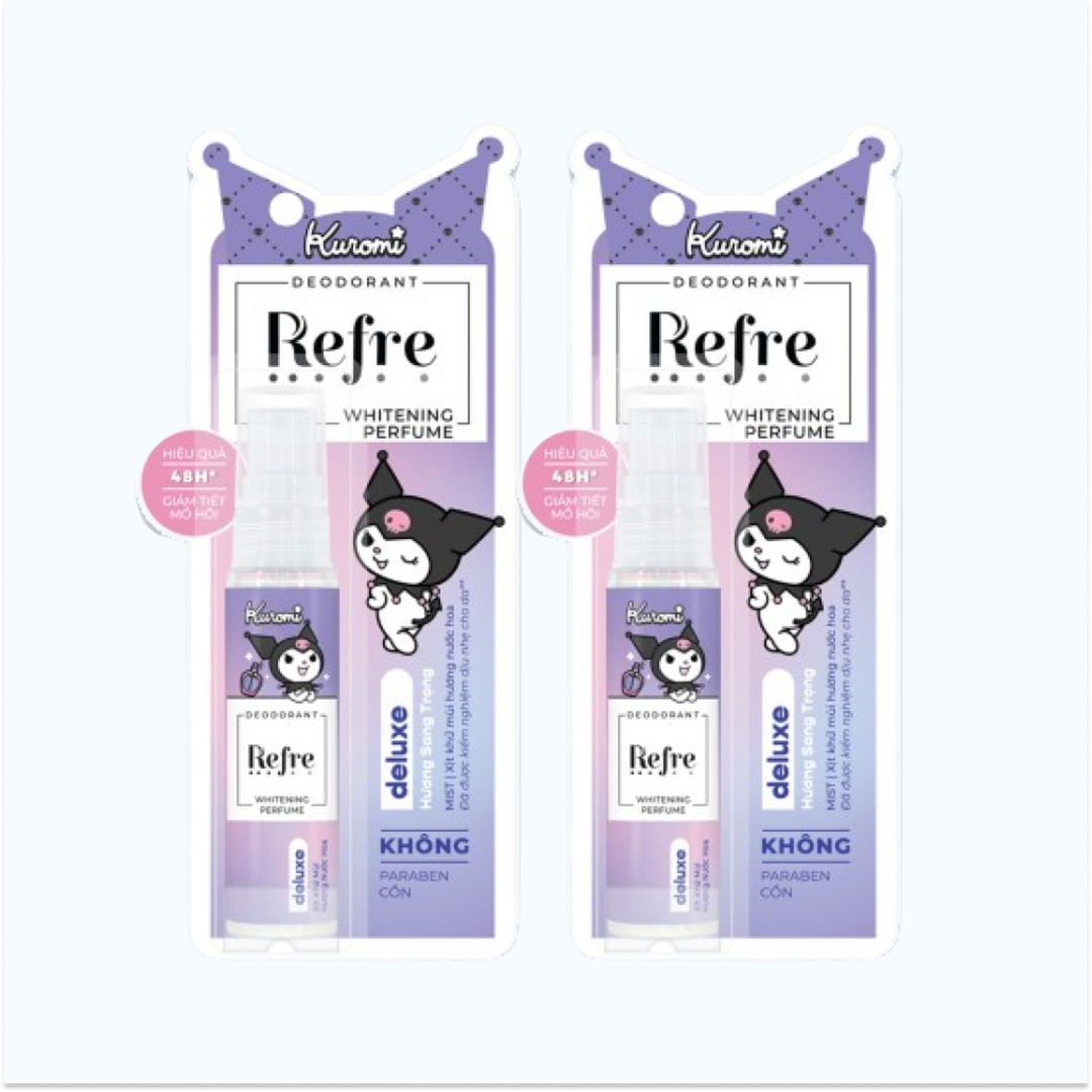 Combo 2 Xịt Khử Mùi REFRE Whietening Perfume Deluxe Hương Nước Hoa Sang ...