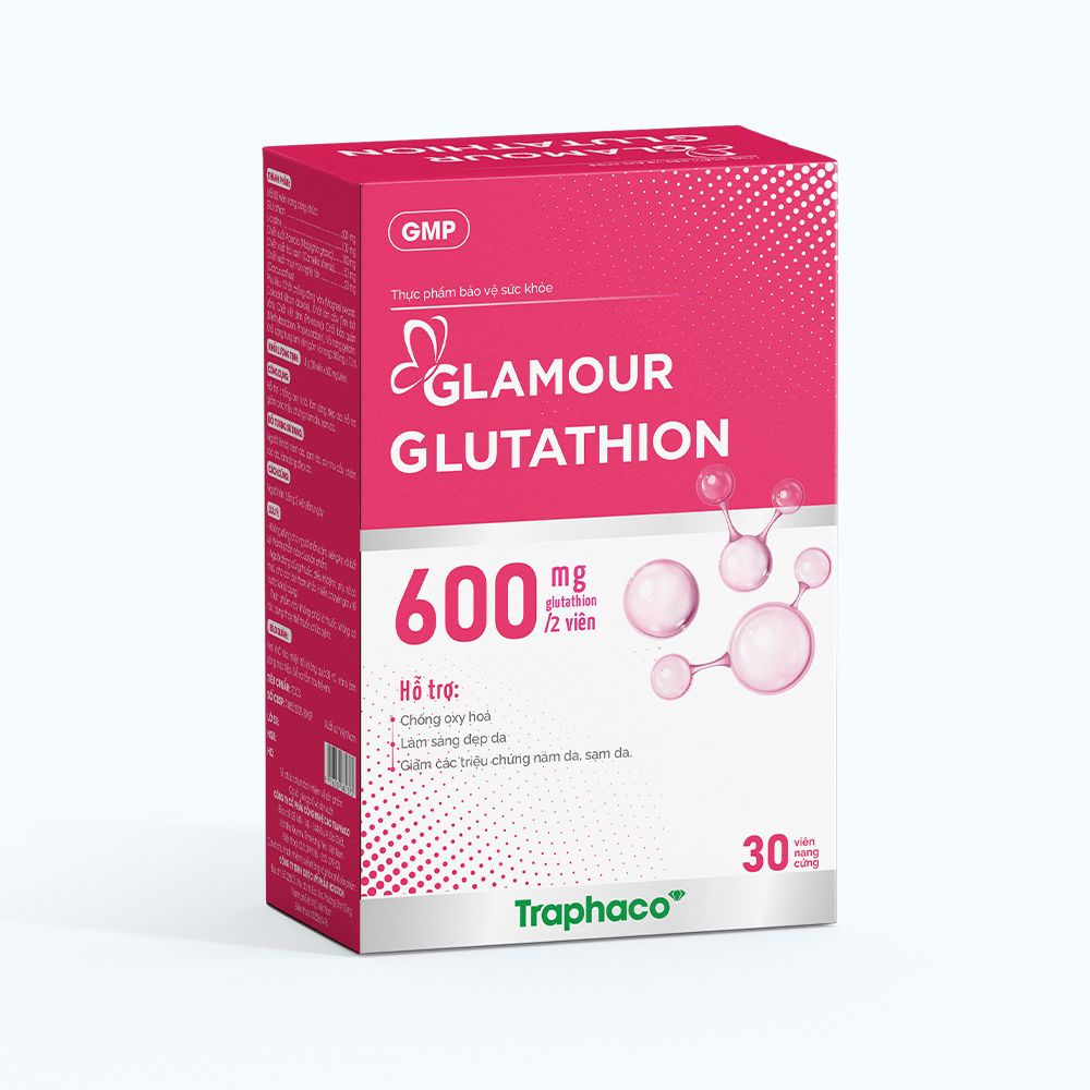 Thực Phẩm Bảo Vệ Sức Khỏe GLAMOUR GLUTATHION Hỗ Trợ Chống Oxy Hóa, Giảm Nám Da