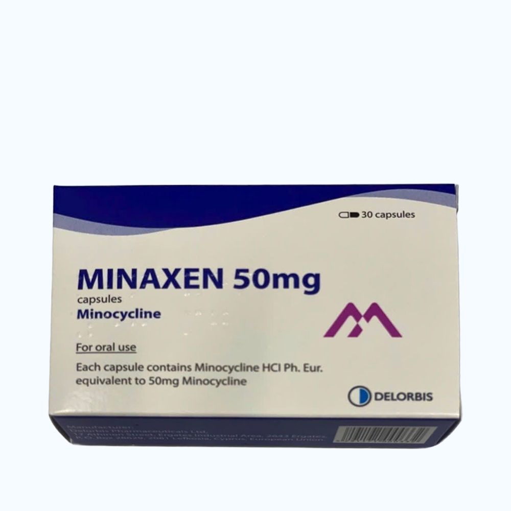 Minaxen 50MG Delorbis (Hộp 3 vỉ x 10 viên)