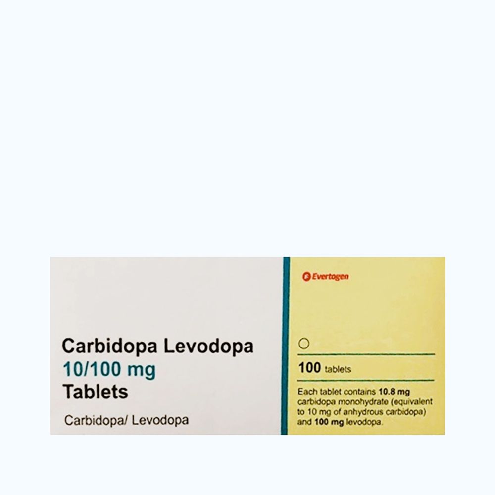 Carbidopa Levodopa 10/100mg Evertogen (Hộp 10 vỉ x 10 viên)