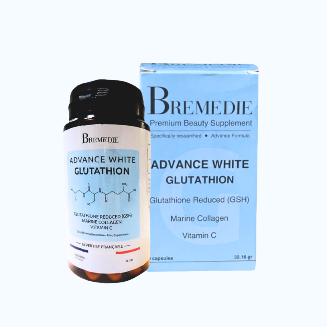 Thực phẩm bảo vệ sức khỏe Advance white Glutathion Hỗ Trợ Chống Oxy Hóa (Hộp 60