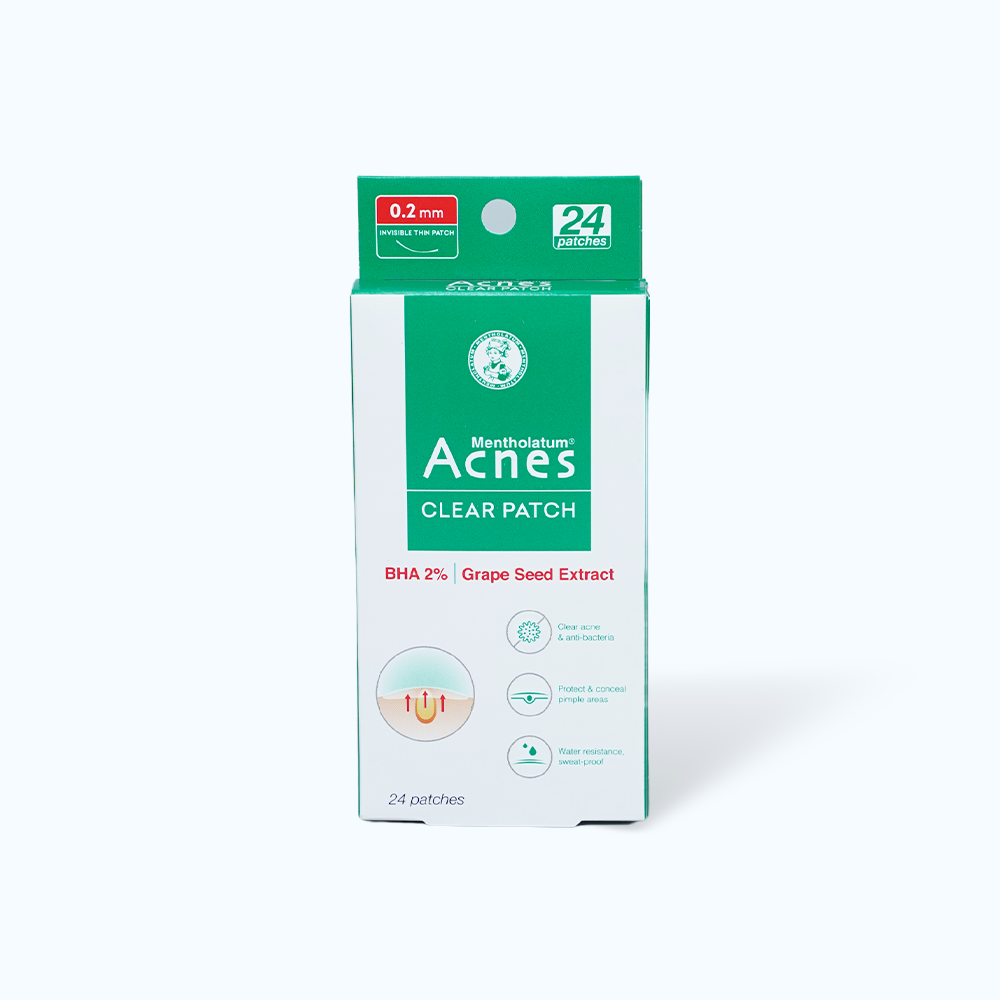 MIẾNG DÁN MỤN ACNES ĐƯỢC BÁN RỘNG RÃI TẠI CÁC NHÀ THUỐC LỚN TOÀN QUỐC