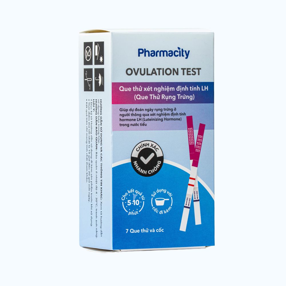 Sử dụng que thử rụng trứng giúp nhận biết chính xác nồng độ hormone LH tăng vọt trước thời điểm rụng trứng