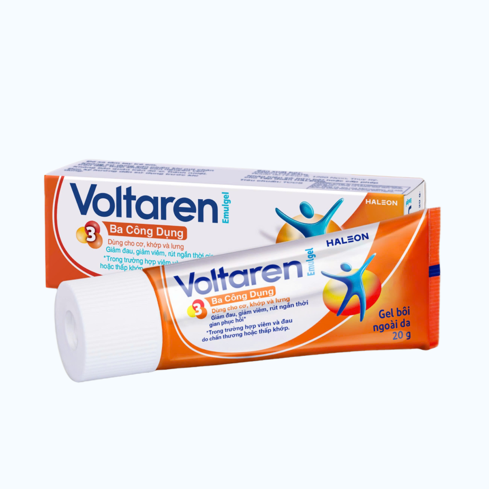 Voltaren giải quyết triệt để các cơn đau do xương khớp và mô mềm .