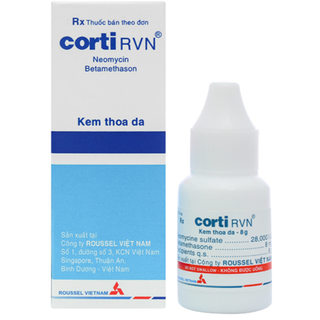 Thuốc dùng ngoài Corti Rvn Roussel trị viêm da đáp ứng với ...