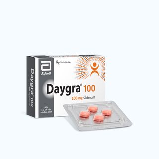 Daygra Viên nén Daygra 100mg điều trị rối loạn cương dương ở nam giới (1 vỉ x ...
