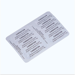 Thuốc Cardioton điều trị thiểu năng tuần hoàn, tăng huyết áp (3 vỉ x 10 ...