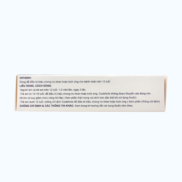 Codeforte Nam Hà (Hộp 2 vỉ x 10 viên)