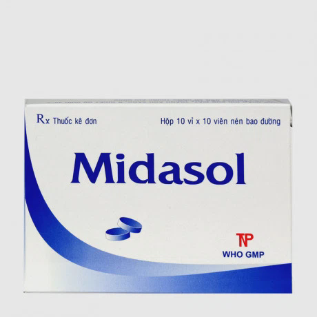 Midasol (Hộp 10 vỉ x 10 viên) 