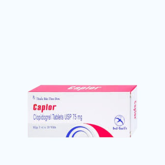 Viên nén Caplor 75mg phòng ngừa biến cố huyết khối do xơ vữa, nghẽn ...