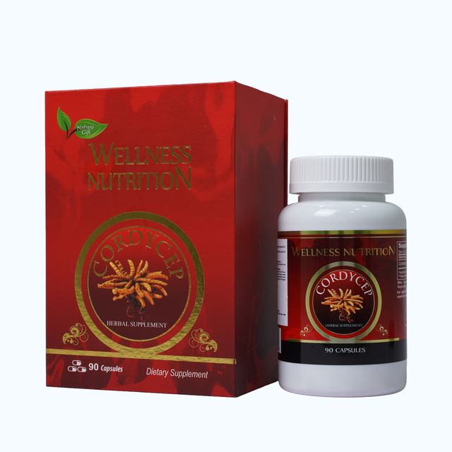 Wellness Nutrition Cordyceps Đông Trùng Hạ Thảo (Hộp 90 viên)