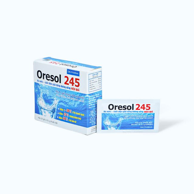 Oresol là dung dịch bù điện giải tốt khi bị tiêu chảy 