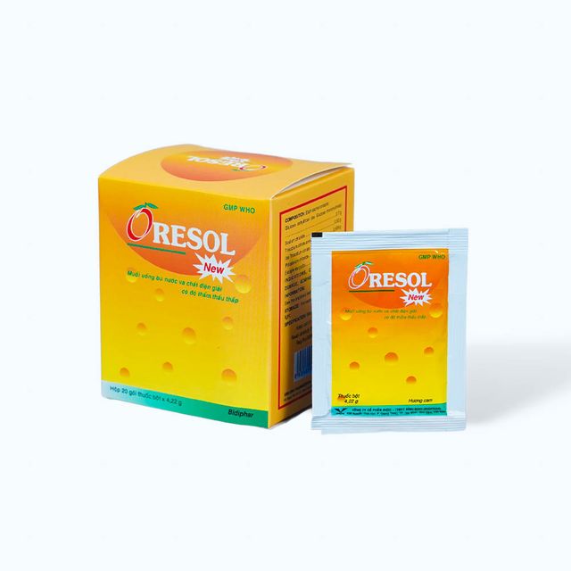 Oresol giúp bù nước và bổ sung chất điện giải