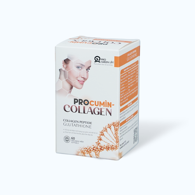 Viên uống Procumin – Collagen hỗ trợ cải thiện tình trạng suy giảm nội tiết tố nữ (Hộp 60 viên)
