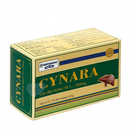 Viên uống chứa chiết xuất Cynarin hỗ trợ giải độc và bảo vệ gan 