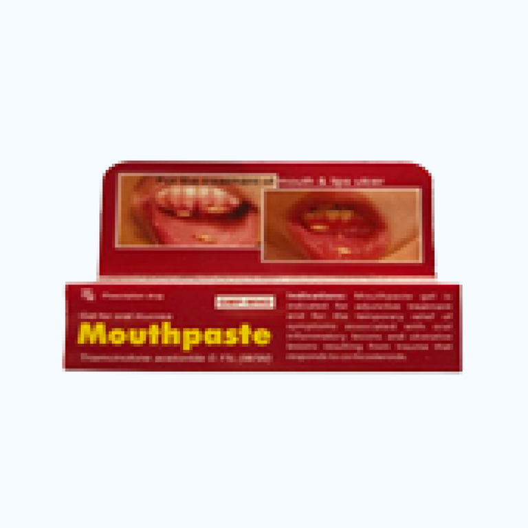 Mouthpaste Mouthpaste gel bôi niêm mạng miệng giảm viêm, tổn thương (5g)