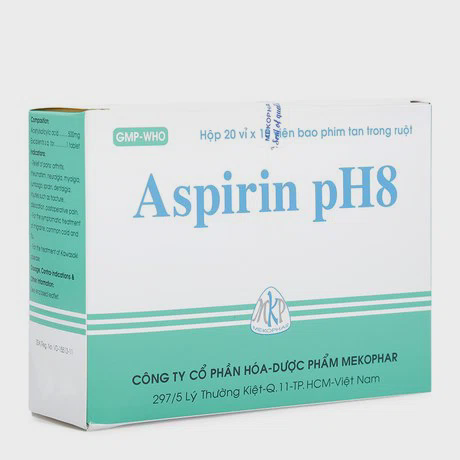 Luôn đọc kỹ hướng dẫn sử dụng và tuân thủ liều lượng Aspirin pH8 do bác sĩ chỉ định