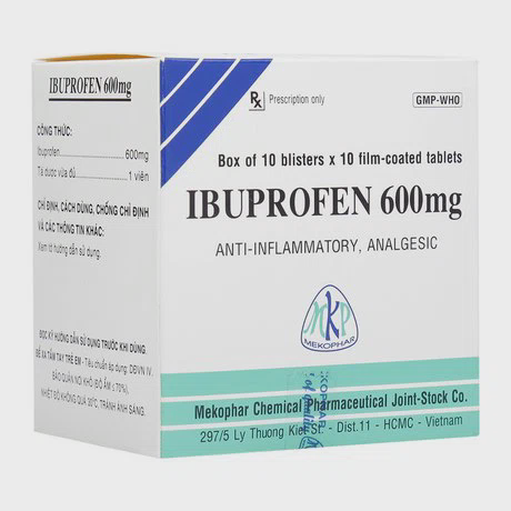 Tuyệt đối không dùng Ibuprofen hay các thuốc nhóm NSAIDs vì nguy cơ gây xuất huyết dạ dày ồ ạt
