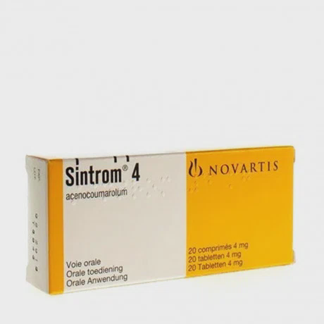 HỘP THUỐC SINTROM 4MG GỒM 20 VIÊN NÉN DẠNG VỈ TIỆN DỤNG
