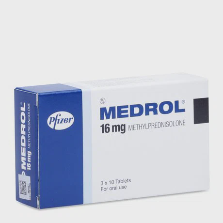 Sản phẩm Medrol chứa hoạt chất chống viêm methylprednisolone
