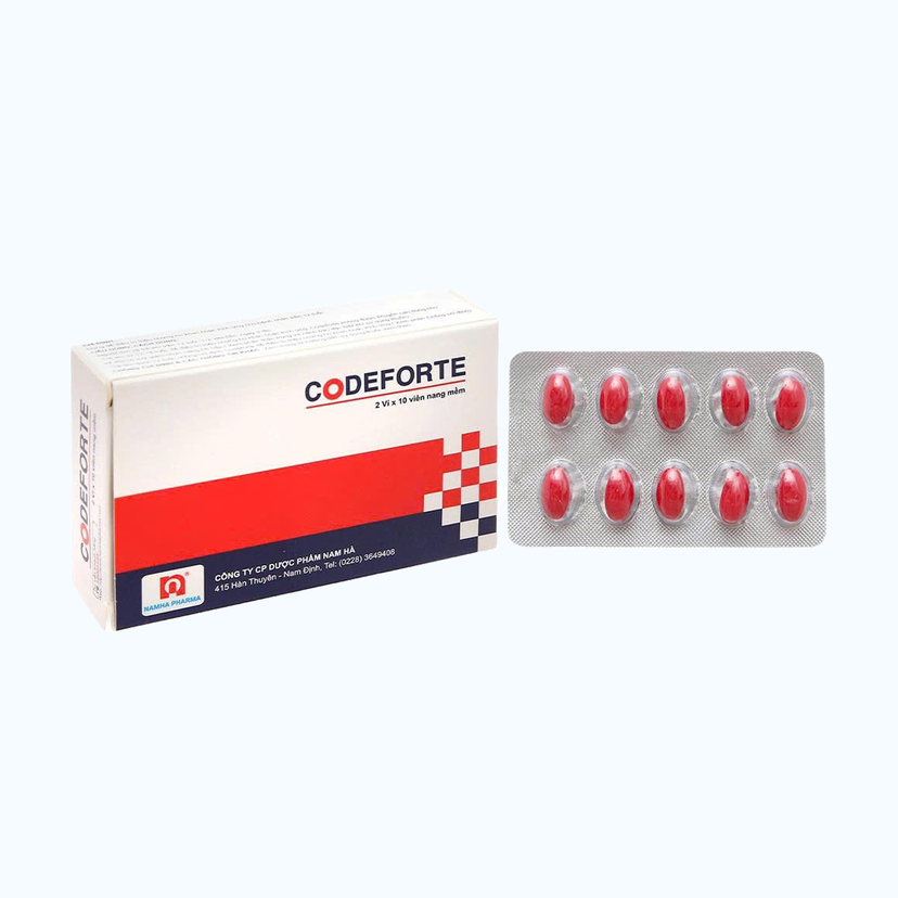 Codeforte Nam Hà (Hộp 2 vỉ x 10 viên)