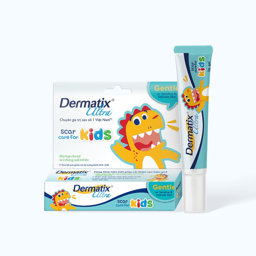 Gel Dermatix Ultra Kids hỗ trợ mờ sẹo cho bé từ 3 tháng 5g