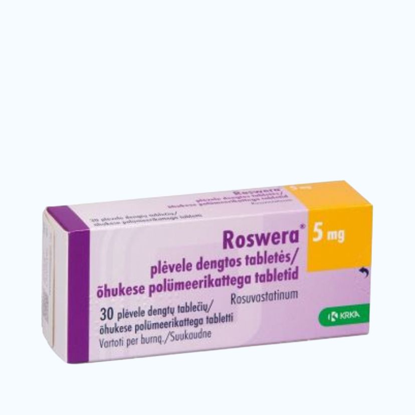 Roxera 5mg Krka (Hộp 3 vỉ x 10 viên)