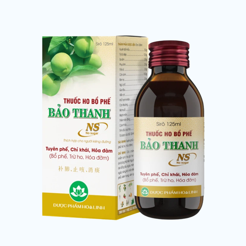 SIRO BẢO THANH 125ML CHÍNH HÃNG GIÚP GIẢM HO BỔ PHẾ