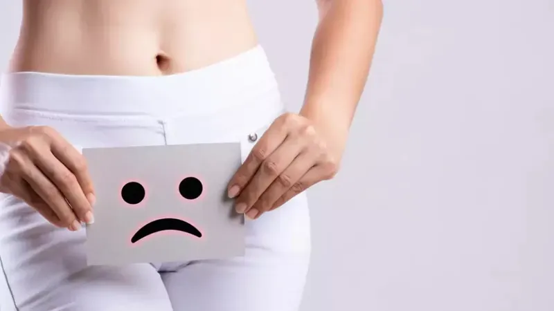 Minh hoạ về khí hư thường xuất hiện đáy quần lót