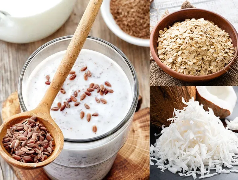 Luôn uống nhiều nước khi bổ sung hạt lanh vào chế độ ăn hằng ngày