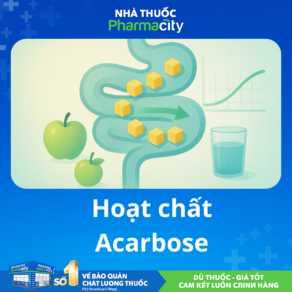 Hoạt chất Acarbose hỗ trợ đắc lực kiểm soát bệnh đái tháo đường 
