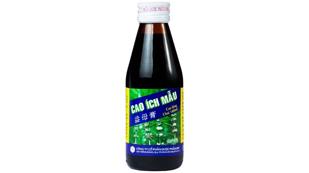 Cao ích mẫu là một sản phẩm tự nhiên được bào chế từ các dược liệu thiên nhiên để cải thiện kinh nguyệt không đều và giảm khó chịu khi hành kinh