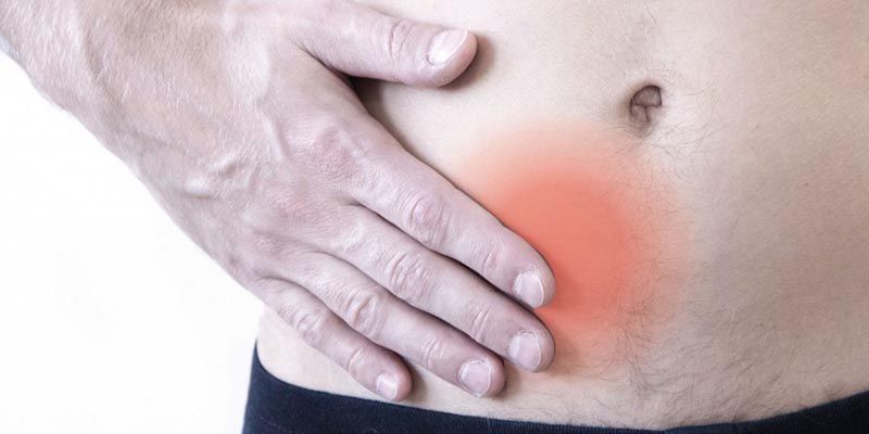Vị trí đau ruột thừa điển hình tại vùng hố chậu phải. 