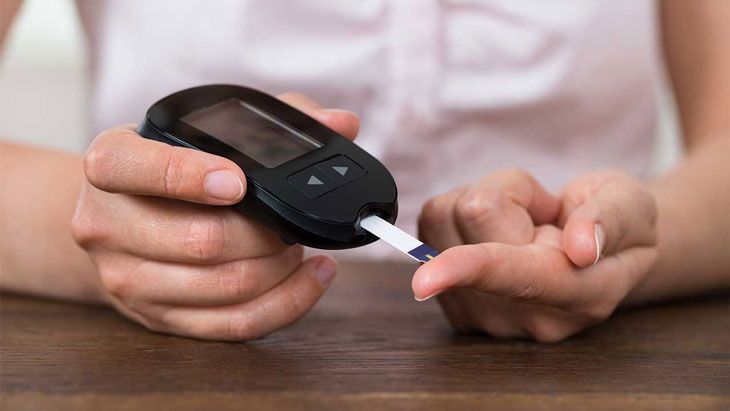 Hình minh họa test đường huyết