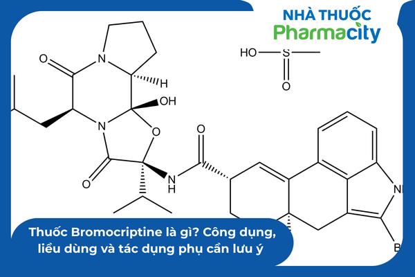 Thuốc Bromocriptine là gì? Công dụng, liều dùng và tác dụng phụ cần lưu ý