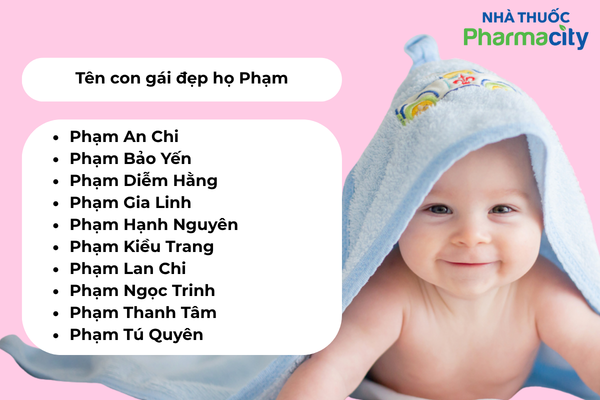 Lựa chọn tên cho con gái họ Phạm mang lại nhiều tài lộc và bình an 