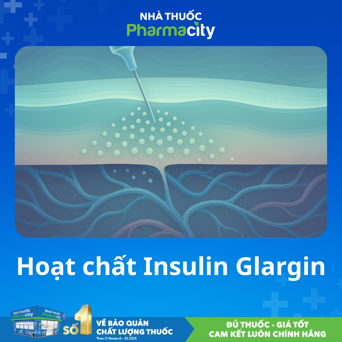 Insulin Glargin – Giải pháp kiểm soát đường huyết nền ổn định suốt 24 giờ 