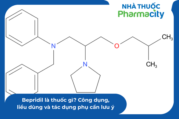 Bepridil là thuốc gì? Công dụng, liều dùng và tác dụng phụ cần lưu ý